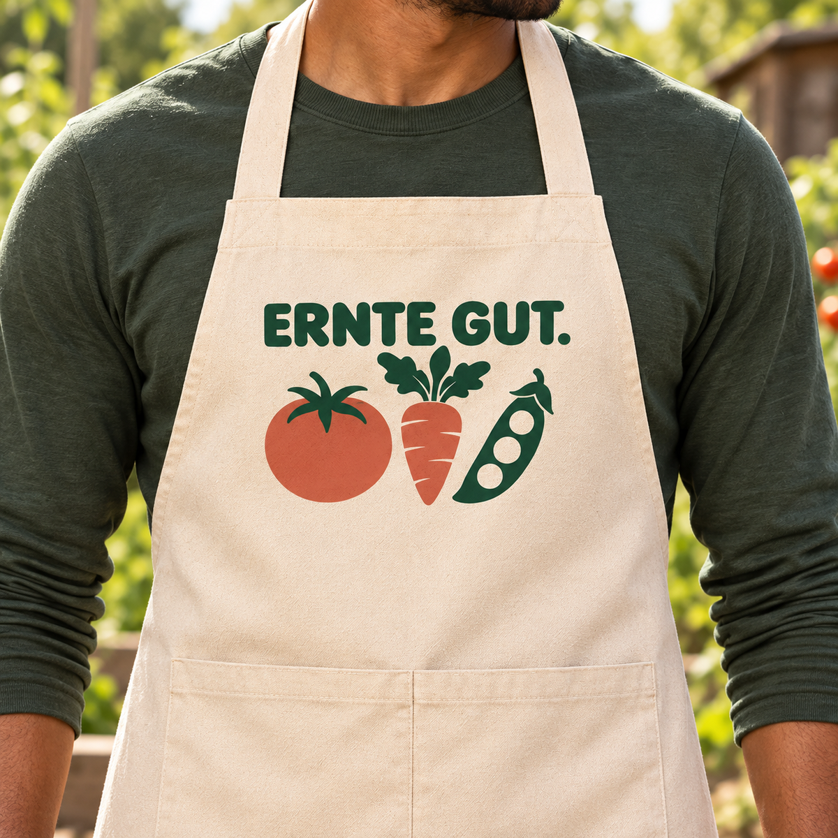 Ernte gut. – Schürze aus Bio-Baumwolle
